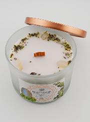 Bougie Parfumée 256g - Pierre de Lune & Menthe