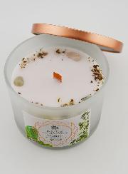Bougie Parfumée 256g - Aventurine Verte & Patchouli