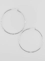 Créoles en Argent Rhodié 925 - 50mm