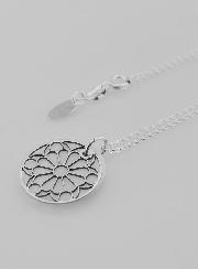 Collier Religieux Vitrail - Argent & Nacre