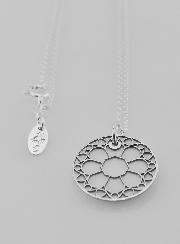 Collier Religieux Vitrail - Argent & Nacre