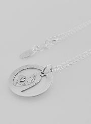 Collier Vierge à l'Enfant - Argent & Nacre