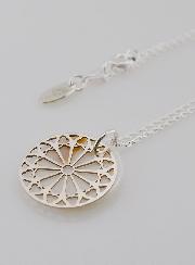 Collier Religieux Vitrail - Argent & Nacre