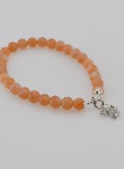 Bracelet en Pierre de Soleil 6mm - Ange Gardien