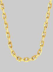 Chaîne Plaqué Or 45cm - Maille Forçat 1,6mm