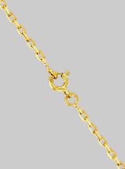 Chaîne Plaqué Or 45cm - Maille Forçat 1,6mm