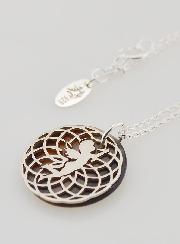 Collier Religieux Ange - Argent & Nacre Noire