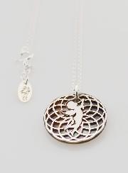 Collier Religieux Ange - Argent & Nacre Noire