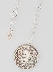 Collier Religieux Ange - Argent & Nacre Noire