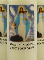 Lot de 3 Bougies de Neuvaine Notre Dame de Garabandal