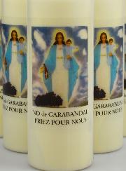 Lot de 6 Bougies de Neuvaine Notre Dame de Garabandal