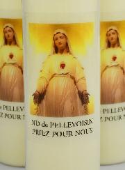 3 Bougies de Neuvaine Notre Dame de Pellevoisin