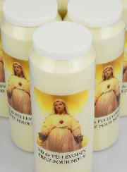 6 Bougies de Neuvaine Notre Dame de Pellevoisin