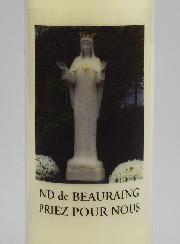 Bougie de Neuvaine Notre Dame de Beauraing