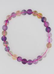 Bracelet en Pierre Naturelle de Fluorite Multicolore AA - 6mm