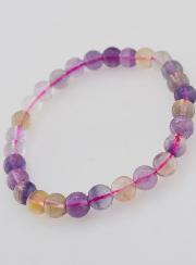Bracelet en Pierre Naturelle de Fluorite Multicolore AA - 6mm