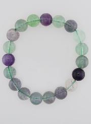 Bracelet en Pierre Naturelle de Fluorite AB - 10mm