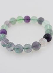 Bracelet en Pierre Naturelle de Fluorite AB - 10mm
