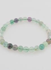 Bracelet en Pierre Naturelle de Fluorite AB - 6mm