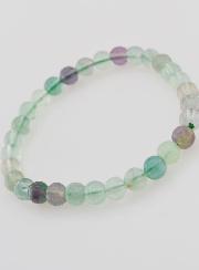 Bracelet en Pierre Naturelle de Fluorite AB - 6mm