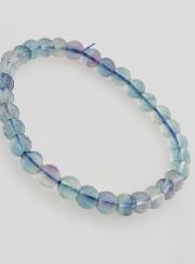 Bracelet en Pierre Naturelle de Fluorite Bleue AA - 6mm