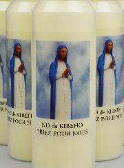 Lot de 6 Bougies de Neuvaine Notre Dame de Kibeho