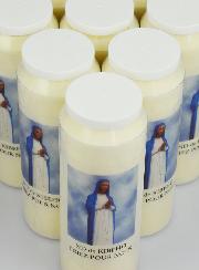 Lot de 20 Bougies de Neuvaine Notre Dame de Kibeho