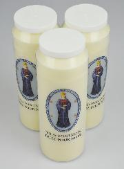 Lot de 3 Bougies de Neuvaine Notre Dame de Pontmain