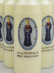 Lot de 6 Bougies de Neuvaine Notre Dame de Pontmain
