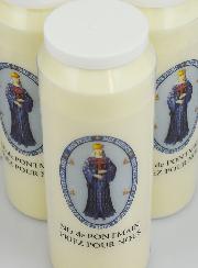 Lot de 6 Bougies de Neuvaine Notre Dame de Pontmain