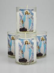 Lot de 4 Bougies Veilleuses ND de Garabandal