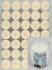 Lot de 10 Bougies Veilleuses ND de Garabandal