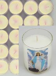 Lot de 10 Bougies Veilleuses ND de Garabandal