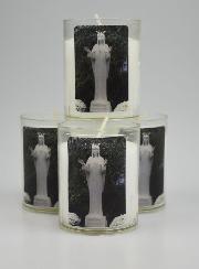 Lot de 4 Bougies Veilleuses ND de Beauraing
