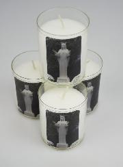 Lot de 4 Bougies Veilleuses ND de Beauraing
