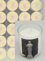Lot de 24 Bougies Veilleuses ND de Beauraing