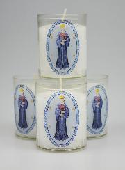 Lot de 4 Bougies Veilleuses ND de Pontmain