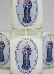 Lot de 4 Bougies Veilleuses ND de Pontmain