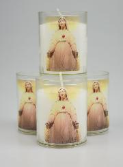 Lot de 4 Bougies Veilleuses ND de Pellevoisin