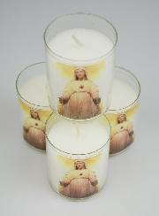 Lot de 4 Bougies Veilleuses ND de Pellevoisin