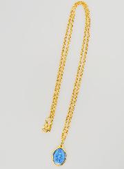 Médaille Miraculeuse Bleue & Chaîne 45cm