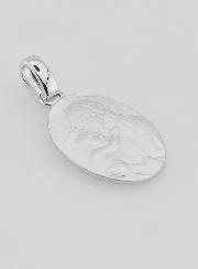 Médaille en Argent Vierge à l'Enfant - 18mm