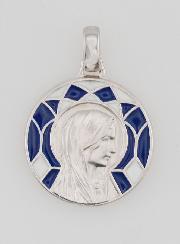 Médaille Vierge Marie & Lourdes Double Face - 18mm