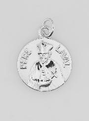 Médaille du Père Laval en Argent - 18mm
