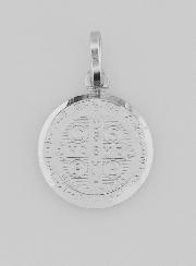 Médaille de Saint Benoît en Argent - 14mm