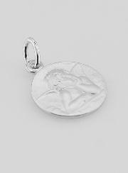 Cadeau de Baptême - Médaille Ange Gardien en Argent 16mm
