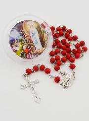 Chapelet de Lourdes Bois de Rose