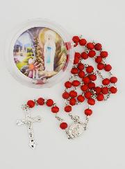 Chapelet de Lourdes Bois de Rose