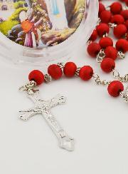 Chapelet de Lourdes Bois de Rose