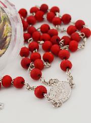 Chapelet de Lourdes Bois de Rose